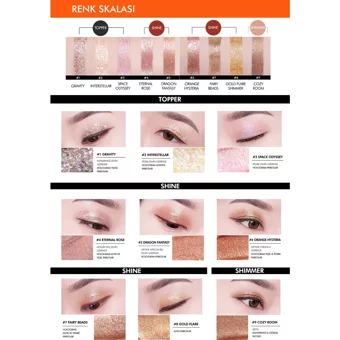 Missha No:04 Eternal Rose Prism Likit Glitter Tekli Far Pembe