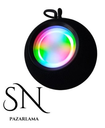 Subzero Mini 5 W Işıklı Siyah Bluetooth Hoparlör