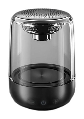 Siduytin Mini Işıklı Siyah Bluetooth Hoparlör