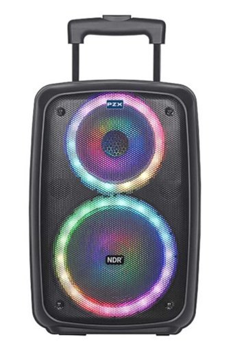 Junglee Tekerlekli Radyolu Siyah Bluetooth Hoparlör