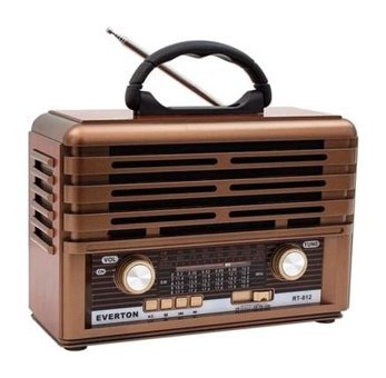 Everton RT-812 5 W Radyolu Kahverengi Bluetooth Hoparlör