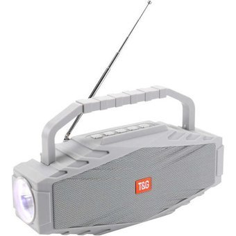 T&G TG804 10 W Radyolu Işıklı Gri Bluetooth Hoparlör