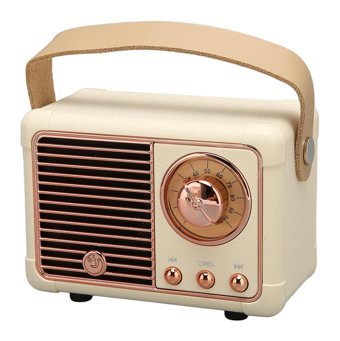 Shanrya Retro 3 W Beyaz Bluetooth Hoparlör