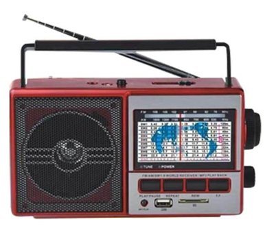 Everton RT-41 5 W Radyolu Kırmızı Bluetooth Hoparlör