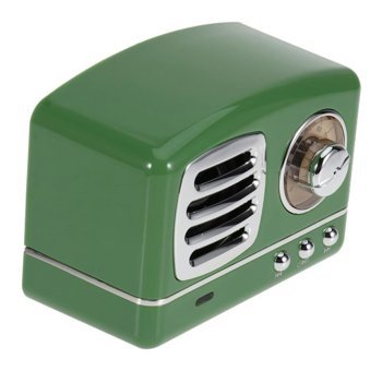 Hemobllo Retro 3 W Radyolu Yeşil Bluetooth Hoparlör