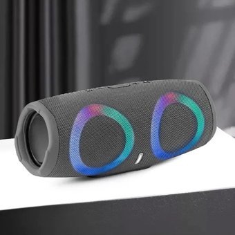 Teknomila Charge 5 10 W Işıklı Gri Bluetooth Hoparlör