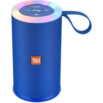 T&G TG512 10 W Radyolu Işıklı Mavi Bluetooth Hoparlör