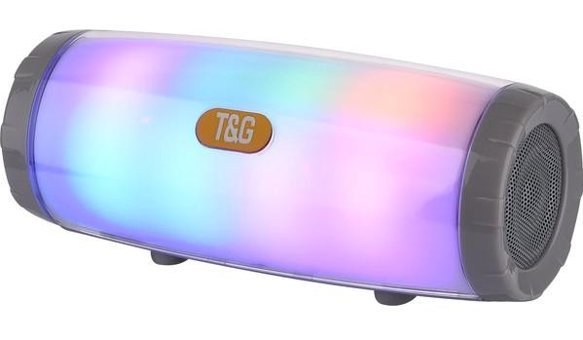 T&G TG165C 5 W Işıklı Gri Bluetooth Hoparlör