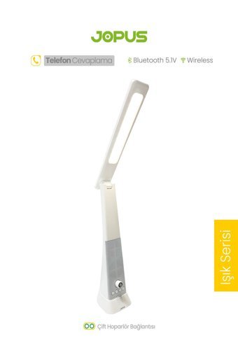 Jopus Ambiente Işıklı Gri Bluetooth Hoparlör