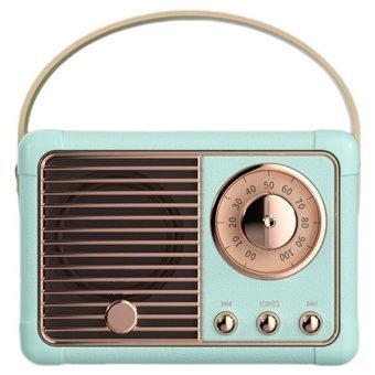 Magiceham Retro 5 W Radyolu Yeşil Bluetooth Hoparlör