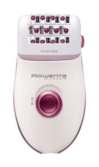Rowenta EP 7620 Genital Bölge Tüm Vücut Koltuk Altı Bacak İçin 24 Cımbızlı 2 Başlıklı Kablolu Islak Kuru Epilasyon Aleti Mor