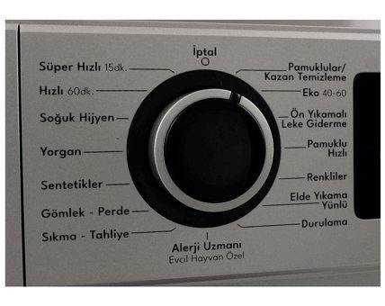 Regal CMI 100122 G 10 kg 1200 devir A Enerji Sınıfı Gri Çamaşır Makinesi