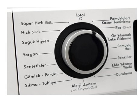 Regal CM 81002 8 kg 1000 Devir A+++ Enerji Sınıfı Beyaz Solo Çamaşır Makinesi