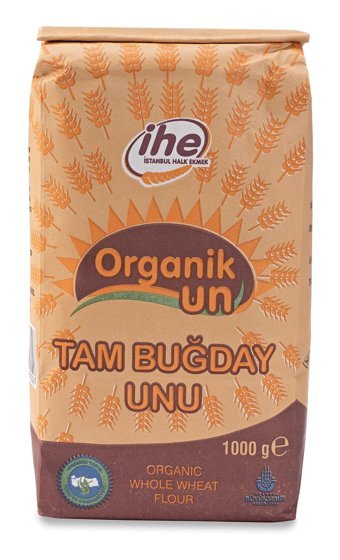 İhe Organik Tam Buğday Unu 6x1 kg