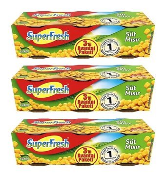 Superfresh Konserve Mısır 9x200 gr