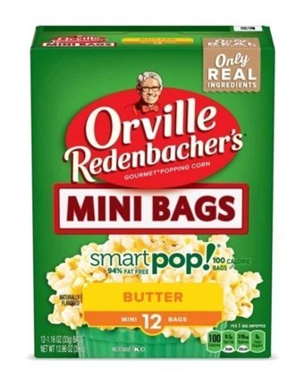Orville Redenbacher's Mini Bags Smart Pop Butter Mısır 396 gr