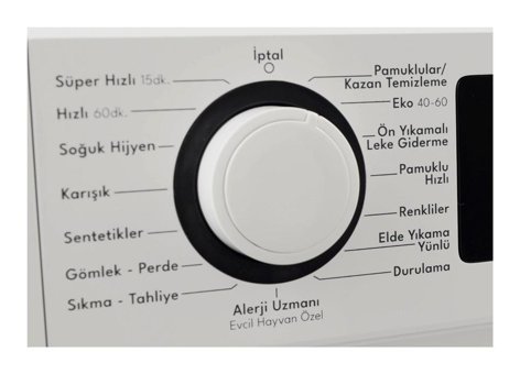 Regal CM 60101 6 kg 1000 devir D Enerji Sınıfı Beyaz Çamaşır Makinesi