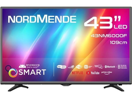Nordmende 43NM6000F 49 inç 4K Ultra HD 109 Ekran 3D Flat Uydu Alıcılı Smart TV LED Android Televizyon