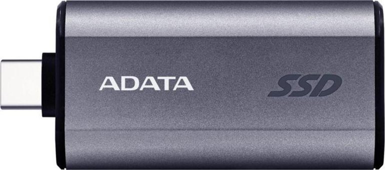 Adata SC750 500 GB Type C USB 3.2 Gen 2 Taşınabilir SSD Gri
