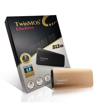 Twinmos External 512 GB USB Type C USB 3.2 Taşınabilir SSD Gold