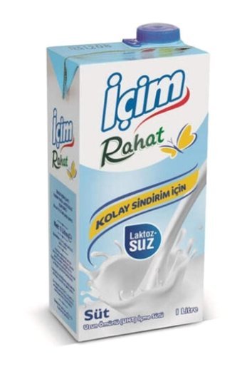İçim Laktozsuz Süt 4'lü 1 lt