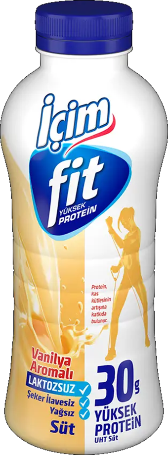 İçim Fit Laktozsuz Vanilyalı Süt 400 ml