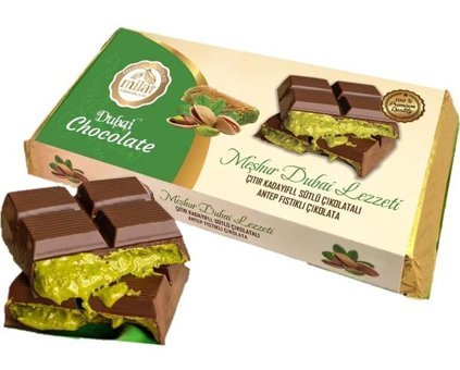 Milat Dubai Lezzeti Antep Fıstığı-Kadayıf Sütlü Çikolata 185 gr