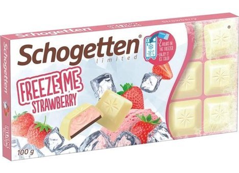 Schogetten Freeze Me Çilekli Beyaz Çikolata 100 gr