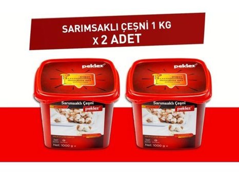 Peklez Organik Vegan Sarımsaklı Çeşni 2x1 kg