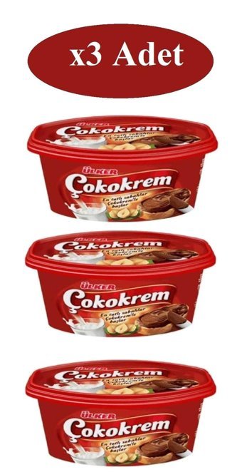 Ülker Çokokrem Kakaolu Fındık Kreması 3x400 gr