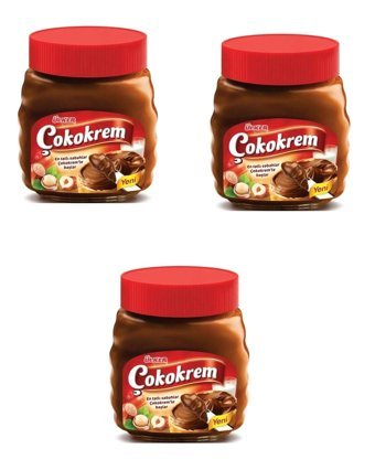 Ülker Çokokrem Cam Kakaolu Fındık Kreması 3x350 gr