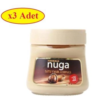 Fiskobirlik Nuga Sütlü Fındık Kreması 3x350 gr