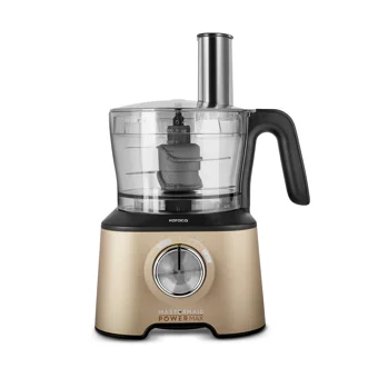 Karaca Mastermaid Power Max 11 in 1 Doğrayıcı Rendeli Çırpıcı 2500 W Gold Mutfak Robotu