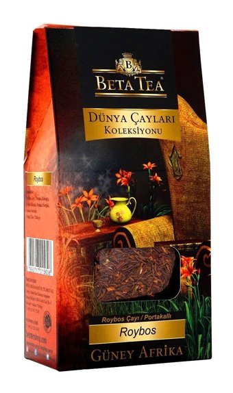 Beta Tea Dünya Çayları Serisi Rooibos Portakal Aromalı Dökme Bitki Çayı 50 gr