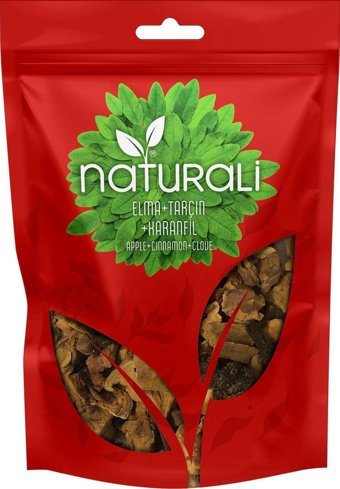 Naturalı Elma - Tarçın Aromalı Organik Karışık Dökme Meyve Çayı 100 gr
