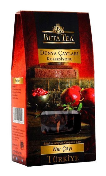 Beta Tea Dünya Çayları Serisi Nar Çayı Nar Aromalı Karışık Dökme Meyve Çayı 50 gr