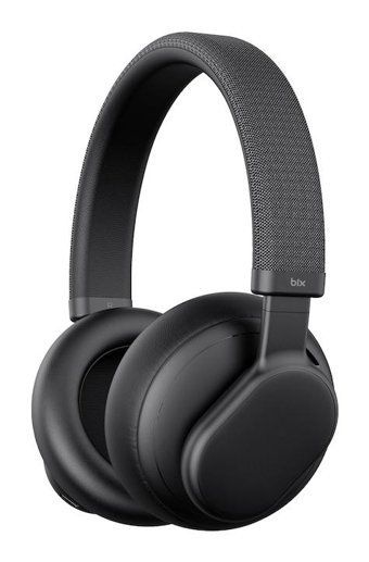 Bix Soundcraft H1 ANC Android & iOS Uyumlu Tek Mikrofonlu 5.3 Silikonlu Gürültü Önleyici Oyuncu Kablosuz Kulak Üstü Bluetooth Kulaklık Siyah