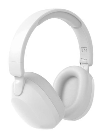 Snopy Sn-bt37 Chord Android & iOS Uyumlu Tek Mikrofonlu Silikonlu Gürültü Önleyici Kablosuz Kulak Üstü Bluetooth Kulaklık Beyaz