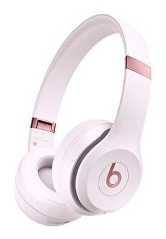 Beats Solo 4 Android & iOS Uyumlu Tek Mikrofonlu Silikonlu Gürültü Önleyici Oyuncu Kablosuz Kulak Üstü Bluetooth Kulaklık Pembe
