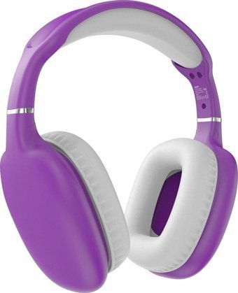 Snopy Sn-Bt43 Phase Android & iOS Uyumlu Tek Mikrofonlu Silikonlu Gürültü Önleyici Kablosuz Kulak Üstü Bluetooth Kulaklık Mor
