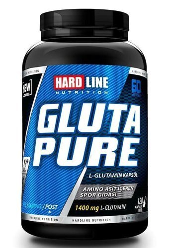 Hardline Nutrition Glutapure Kompleks Glutamin BCAA 120 Adet Kapsül