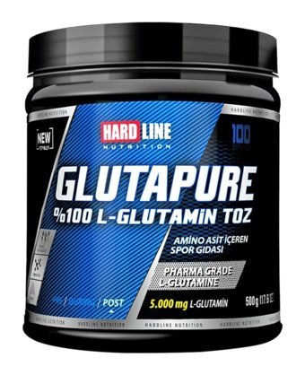 Hardline Nutrition Glutapure Kompleks Glutamin BCAA 500 gr Toz