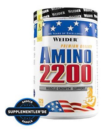 Weider Amino 2200 Kompleks BCAA 325 Adet Tablet