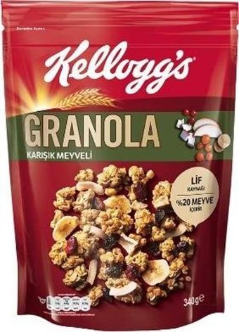 Kellogg's Karışık Meyveli Granola 4x340 gr