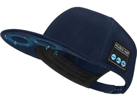 Jingyi Şapka Taşınabilir Lacivert Bluetooth Hoparlör