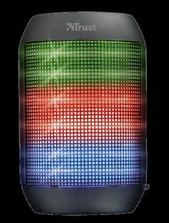 Trust Urban 21967 Işıklı Taşınabilir Siyah Bluetooth Hoparlör