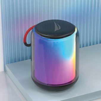 Nautica S140 Işıklı Taşınabilir Siyah Bluetooth Hoparlör