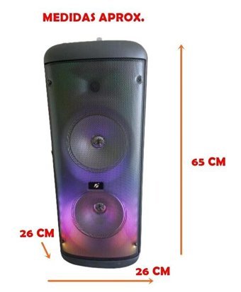 Torima KTS-1626 Radyolu Işıklı Taşınabilir Siyah Bluetooth Hoparlör