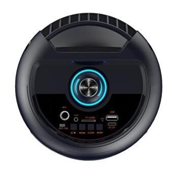Torima D43 10 W Işıklı Taşınabilir Siyah Bluetooth Hoparlör