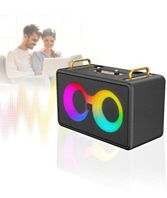 Torima M4403 15 W Radyolu Işıklı Taşınabilir Siyah Bluetooth Hoparlör